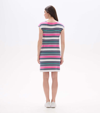 Hatley Capri Dress - Spring Rainfall Stripes