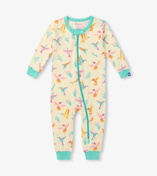 Hatley Baby Girls Springtime Hummingbirds Bamboo Sleeper