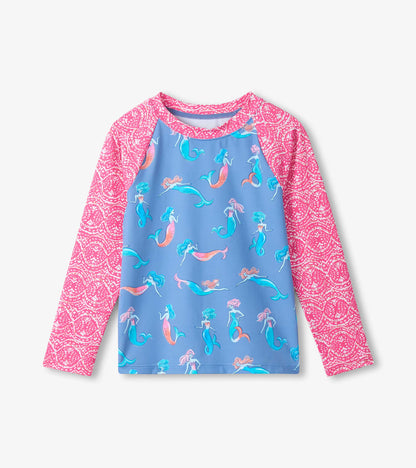Hatley Girls Mermaids Long Sleeve Rashguard