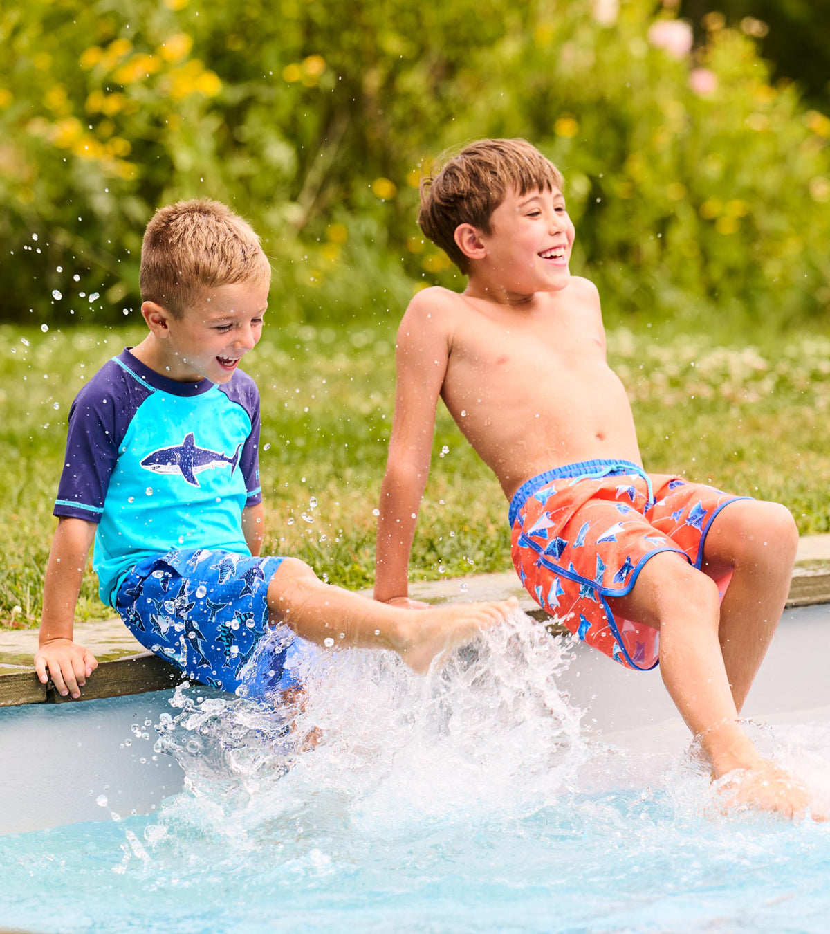Hatley Boys Sting Rays Swim Trunks