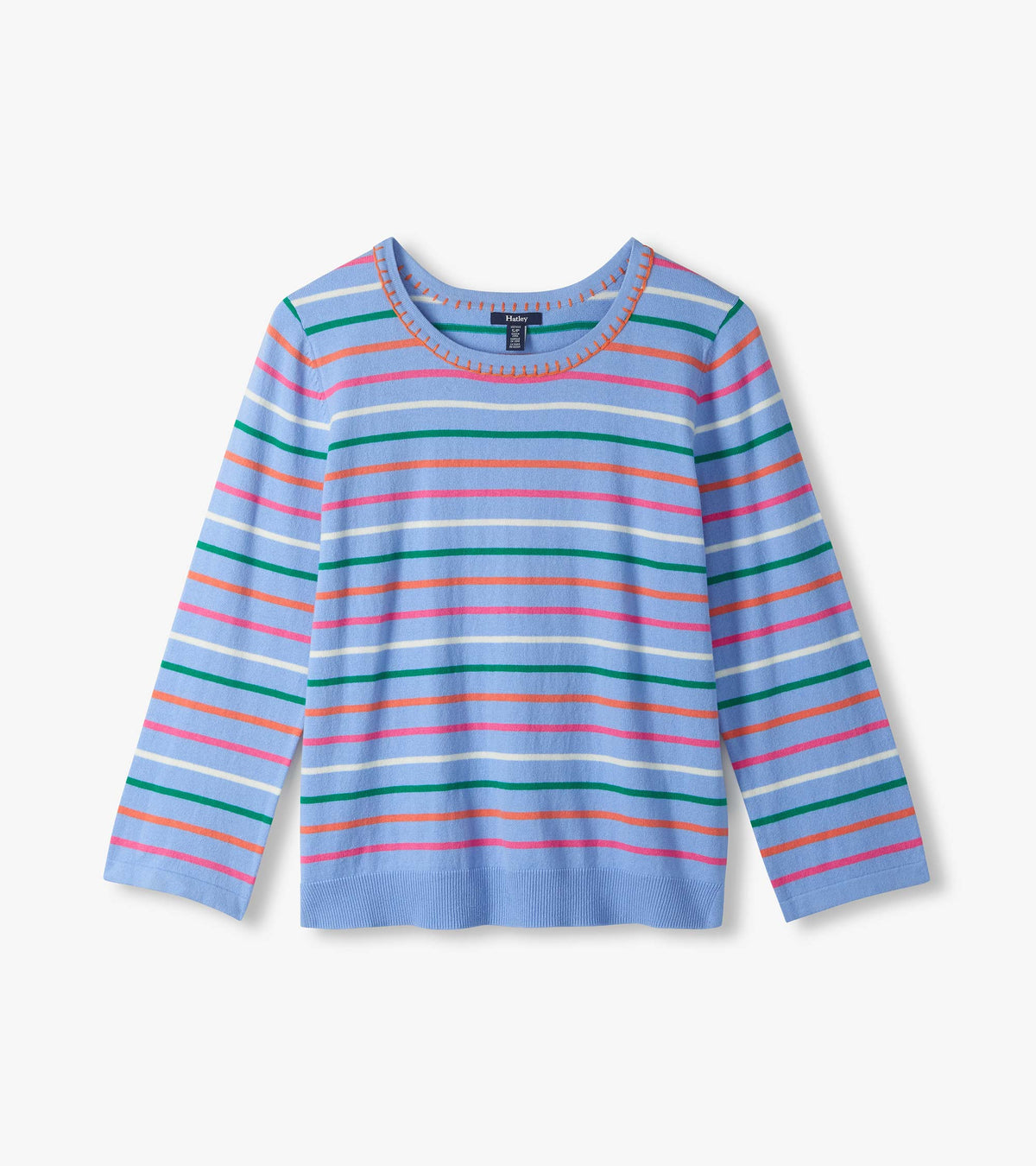 Hatley 3/4 Sleeve Knit Top - Summer Stripes