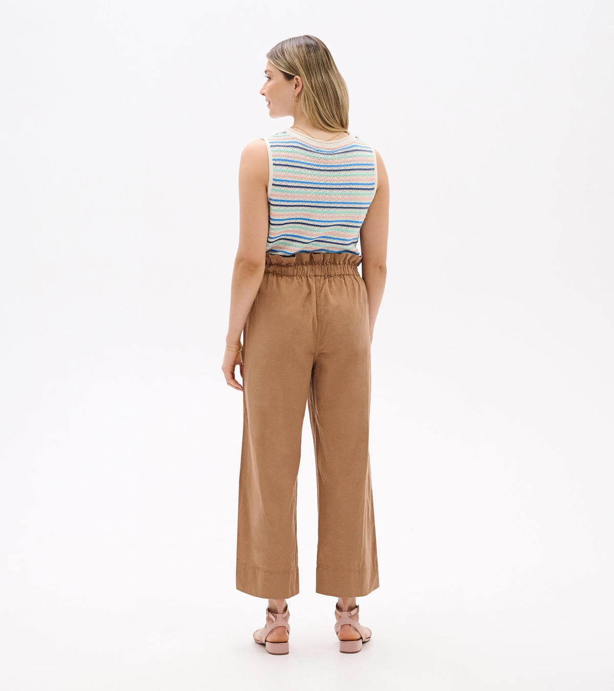 Hatley Tie Front Pants - Tiger's Eye