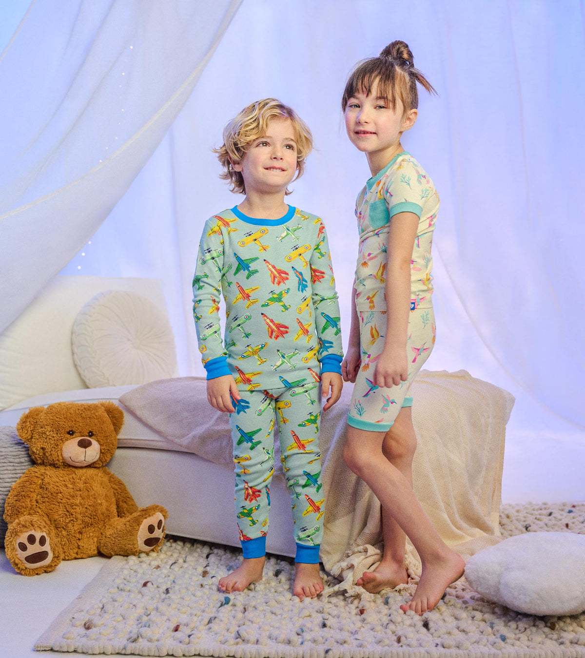 Hatley Boys Vintage Aircrafts Cotton Pajama Set