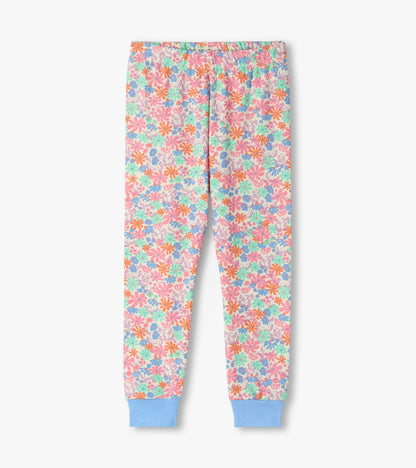 Hatley Girls Whimsical Flowers Cotton Pajama Set