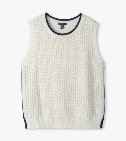 Hatley Cruz Knit Tank - White