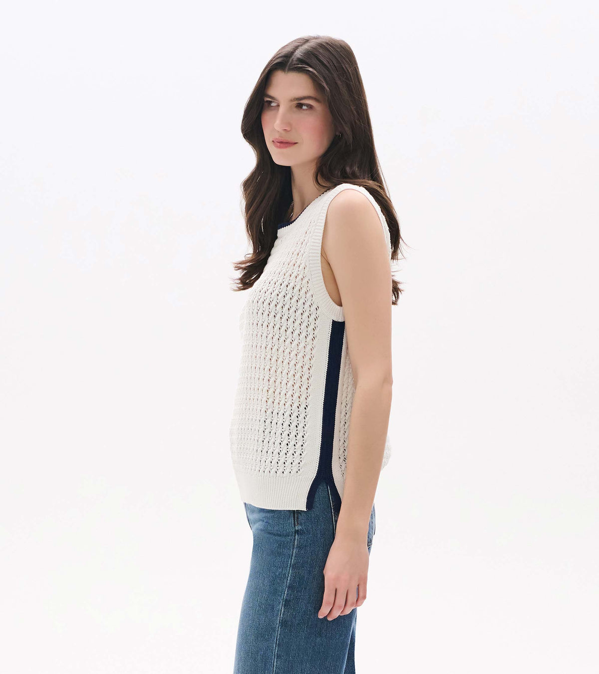 Hatley Cruz Knit Tank - White