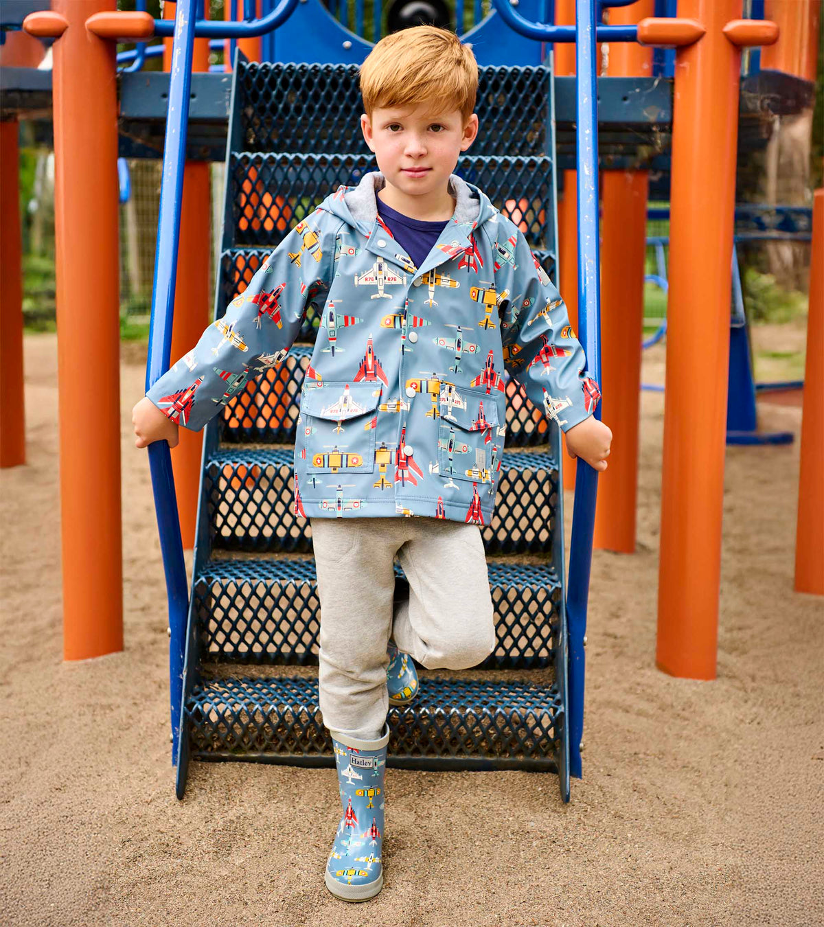 Hatley Boys Airplanes Rain Jacket