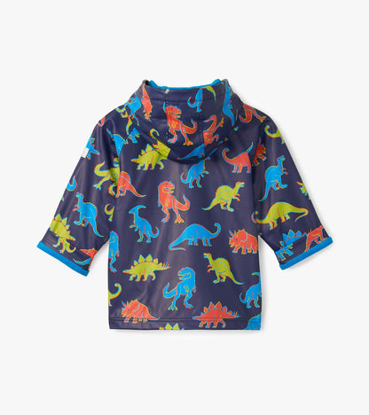 Hatley Boys Neon Dinos Rain Jacket